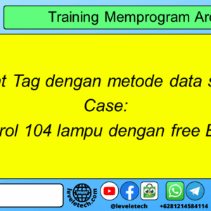 Berhemat Tag dengan metode data switching Case: Kontrol 104 lampu dengan free Blynk